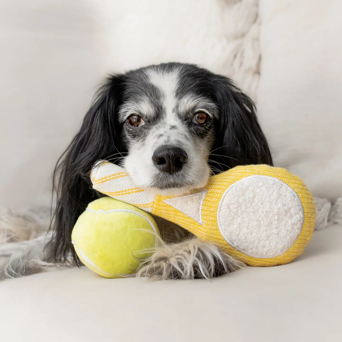 Tennis Pop Enrichment Toy