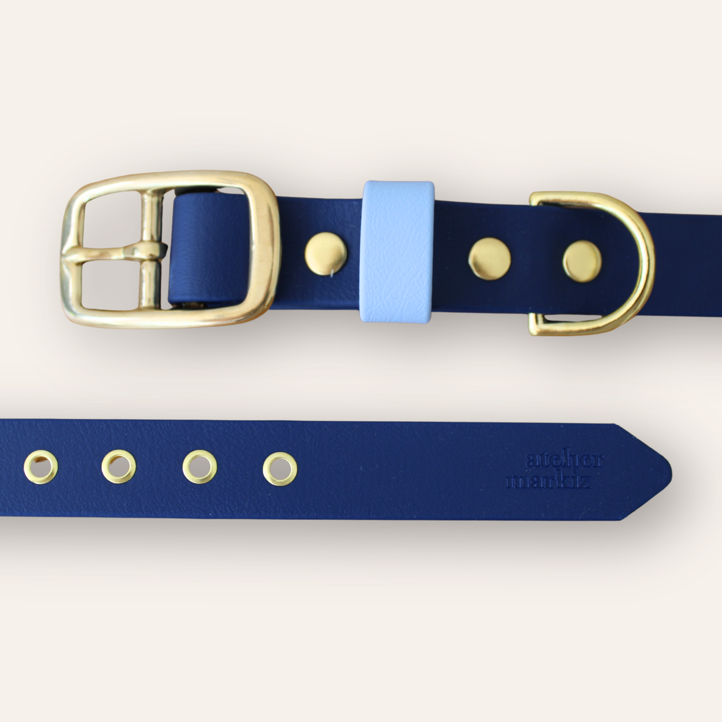 Collar - Navy / Light Blue