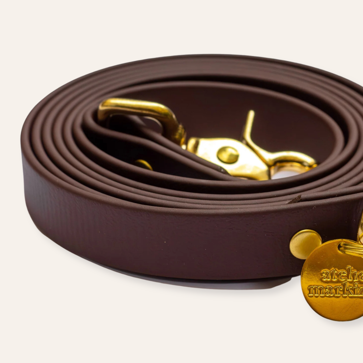 Collar & Leash - Chocolate