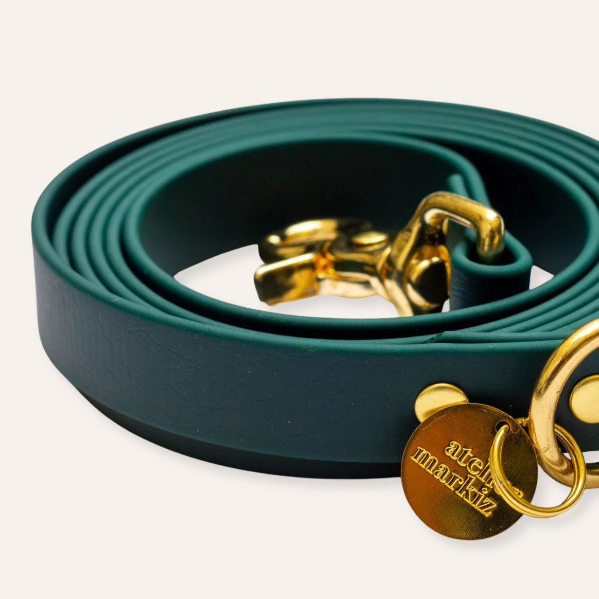 Waterproof Leash - Forest Green