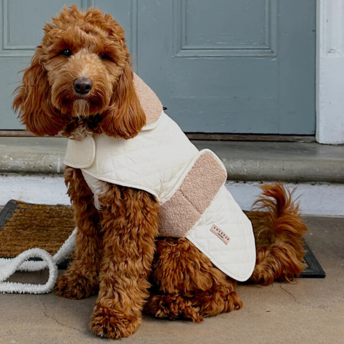 Quilted Coat - Cream