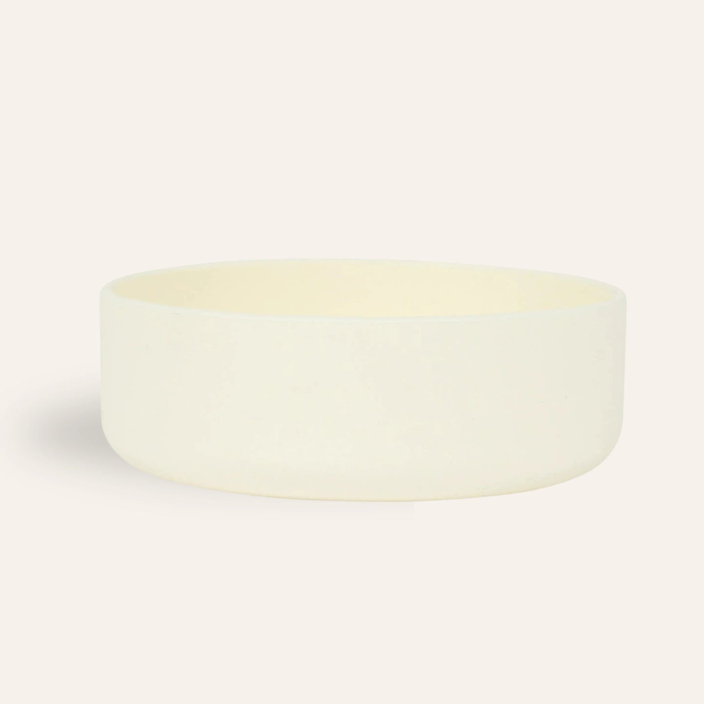Silicone Bowl - Cream (size M)