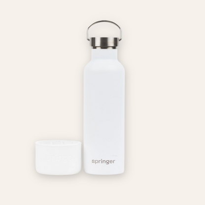 Dog & Me Water Bottle - White
