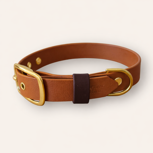 Collar - Camel / Chocolate