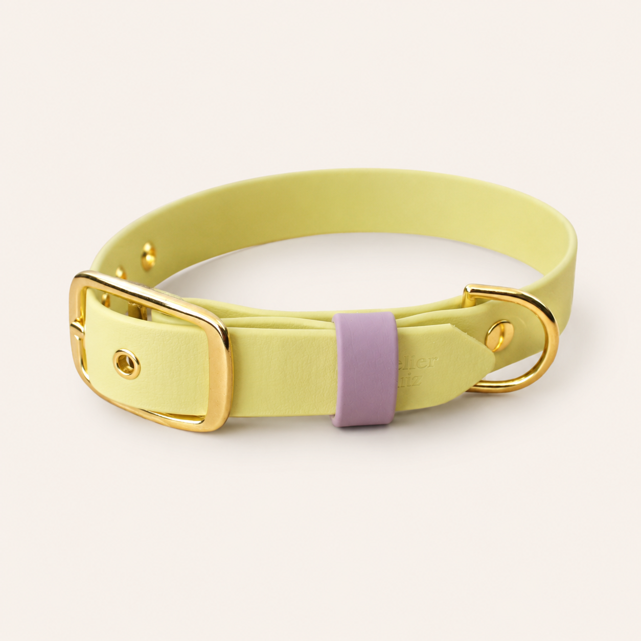 Collar - Pastel Yellow/ Lavender