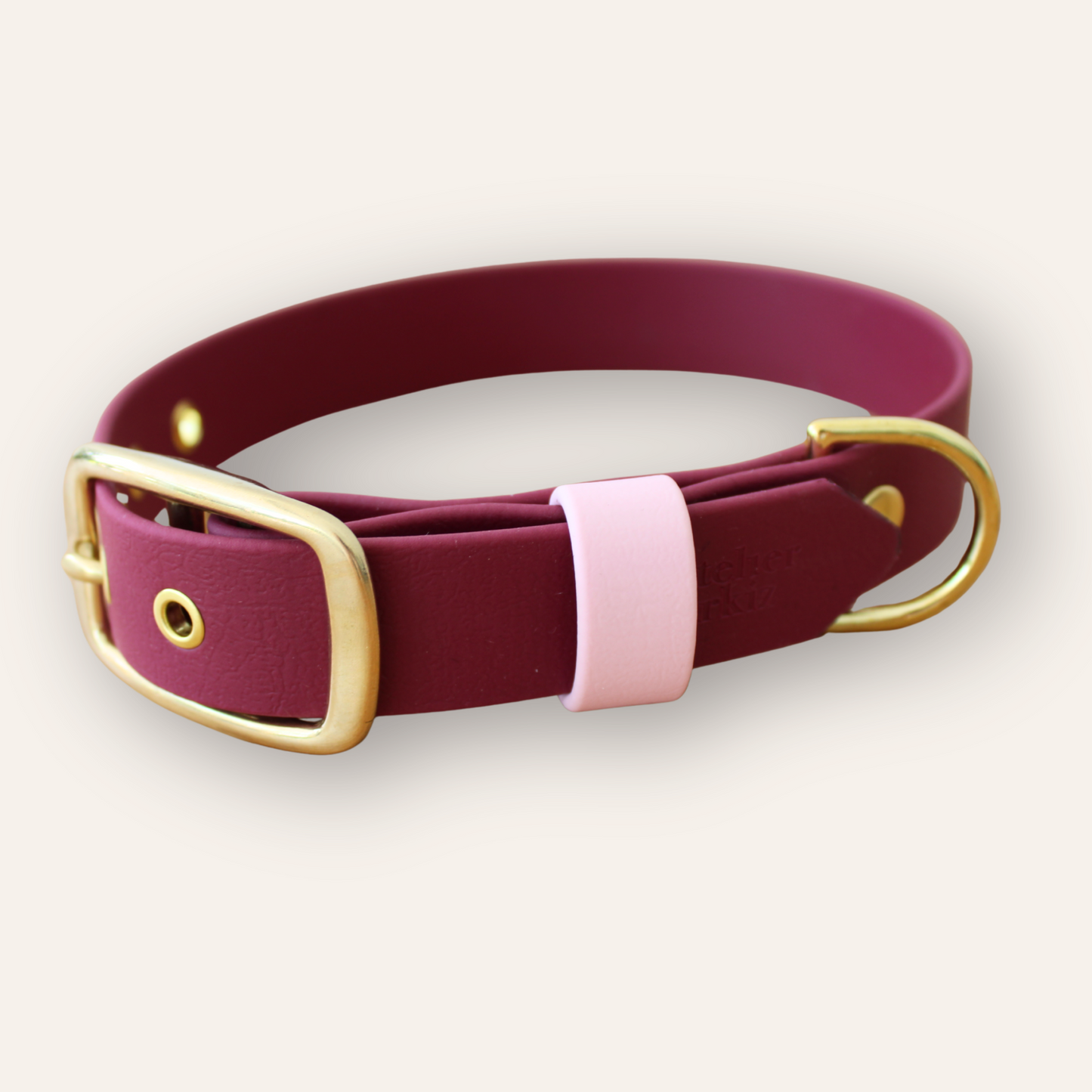 Collar - Sangria / Light Pink