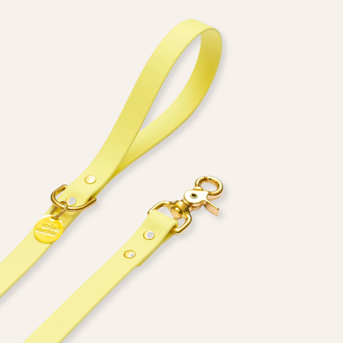 Waterproof Leash - Pastel Yellow