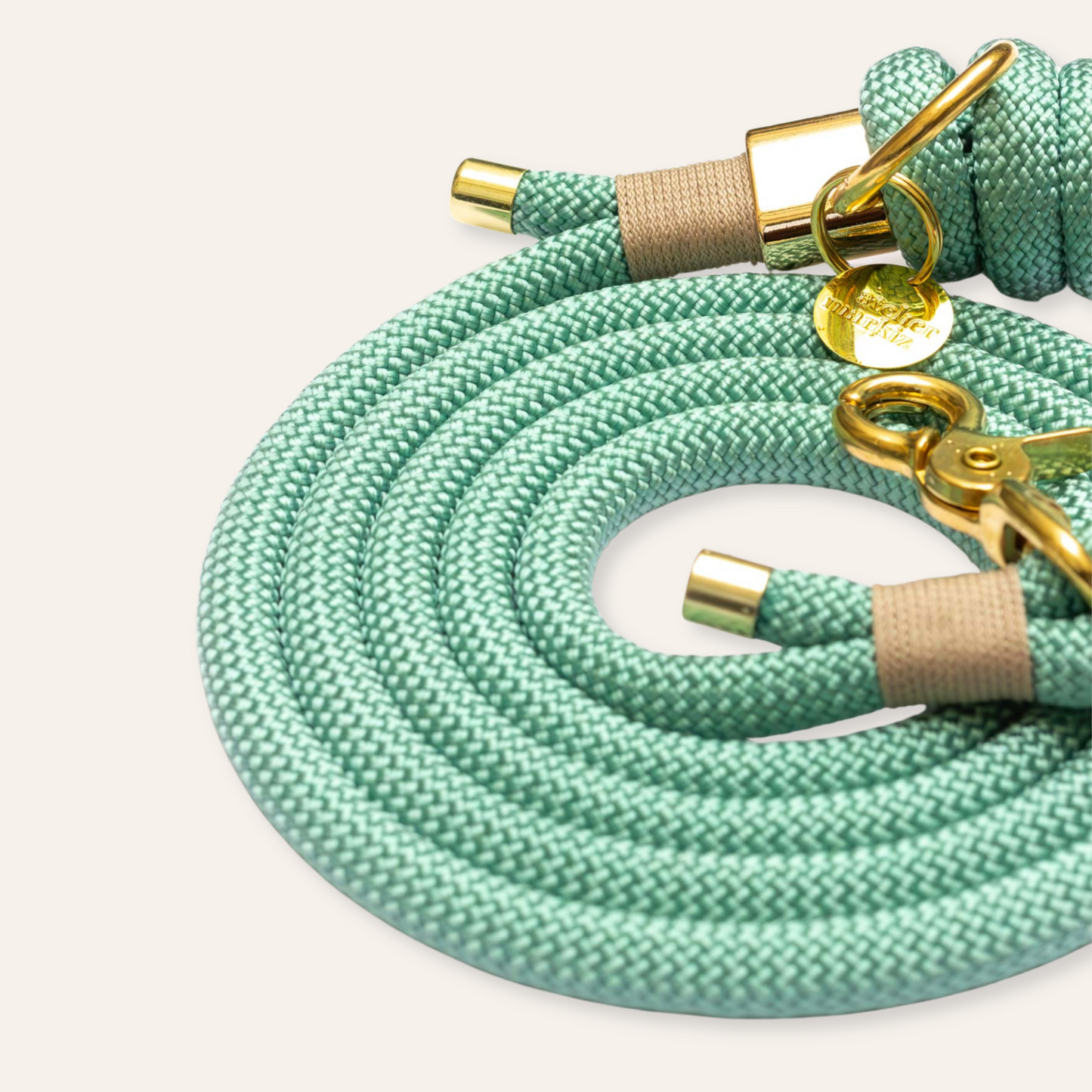 Rope Leash - Pale Green