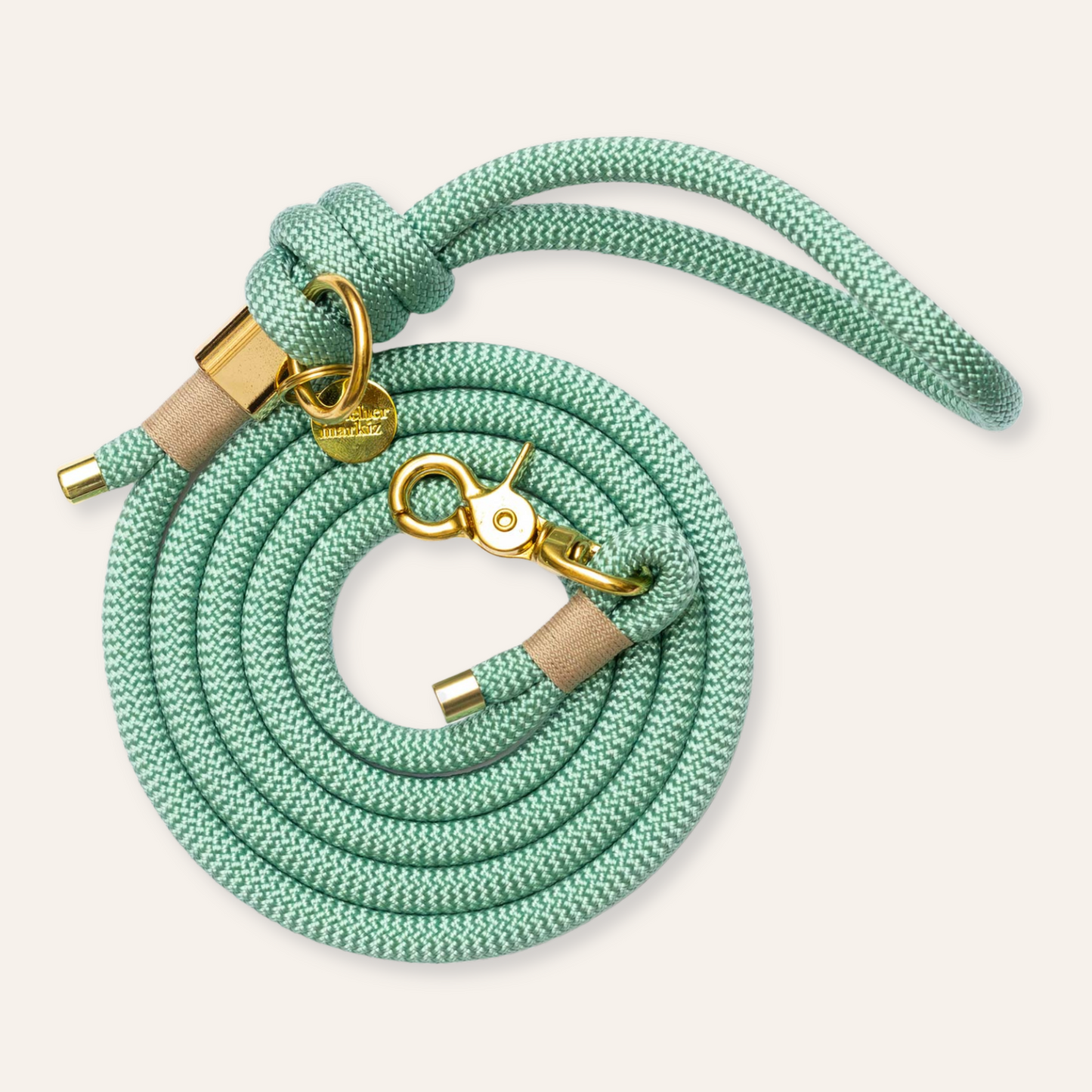 Rope Leash - Pale Green