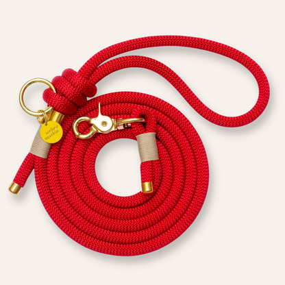Rope Leash - Red