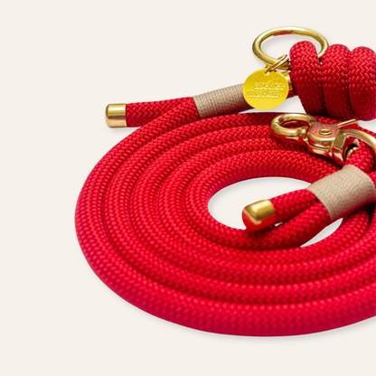 Rope Leash - Red