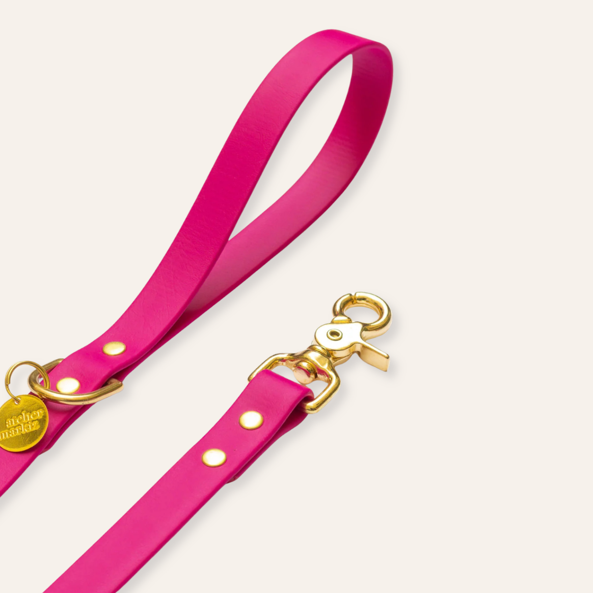 Collar & Leash - Fuchsia