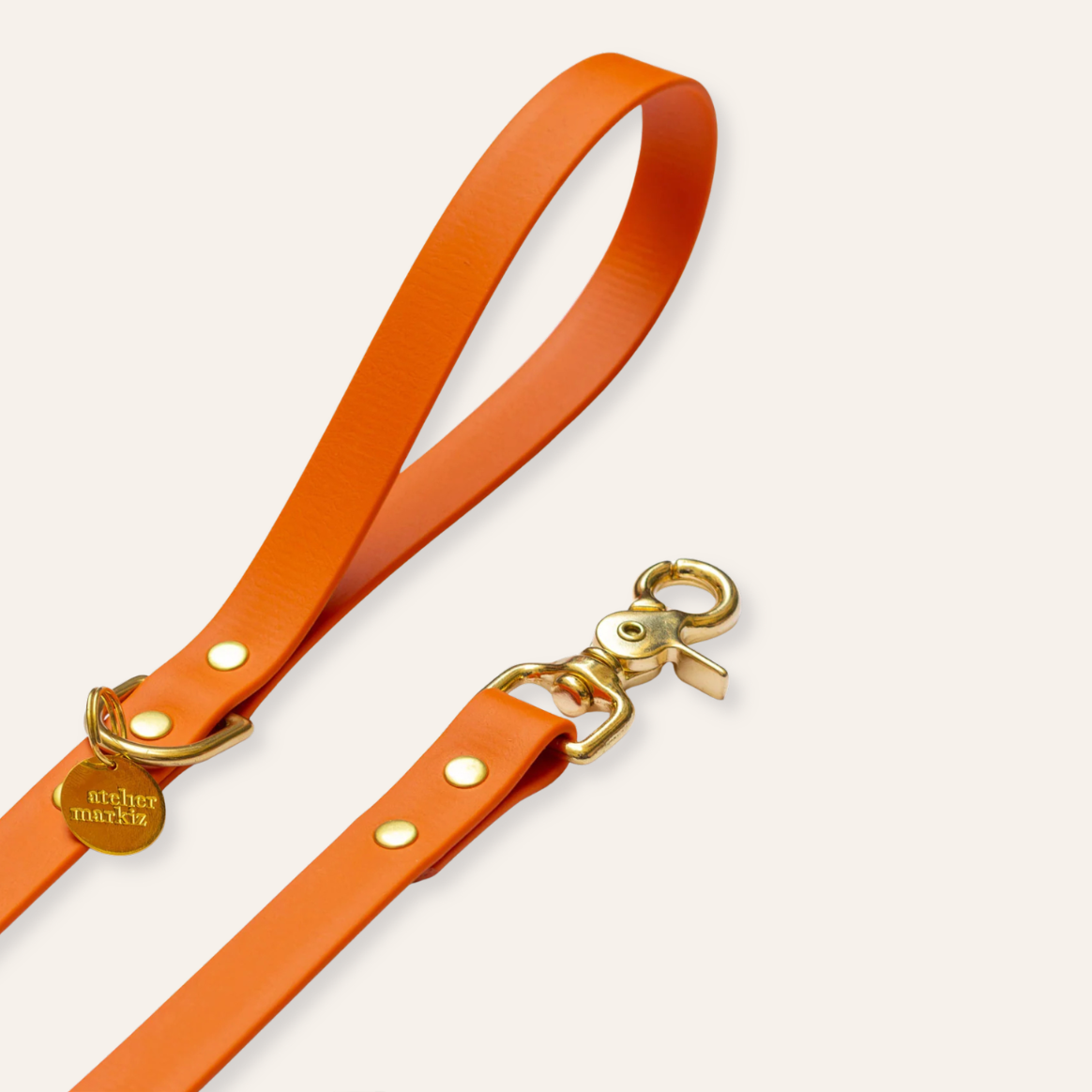 Collar & Leash - Tangerine