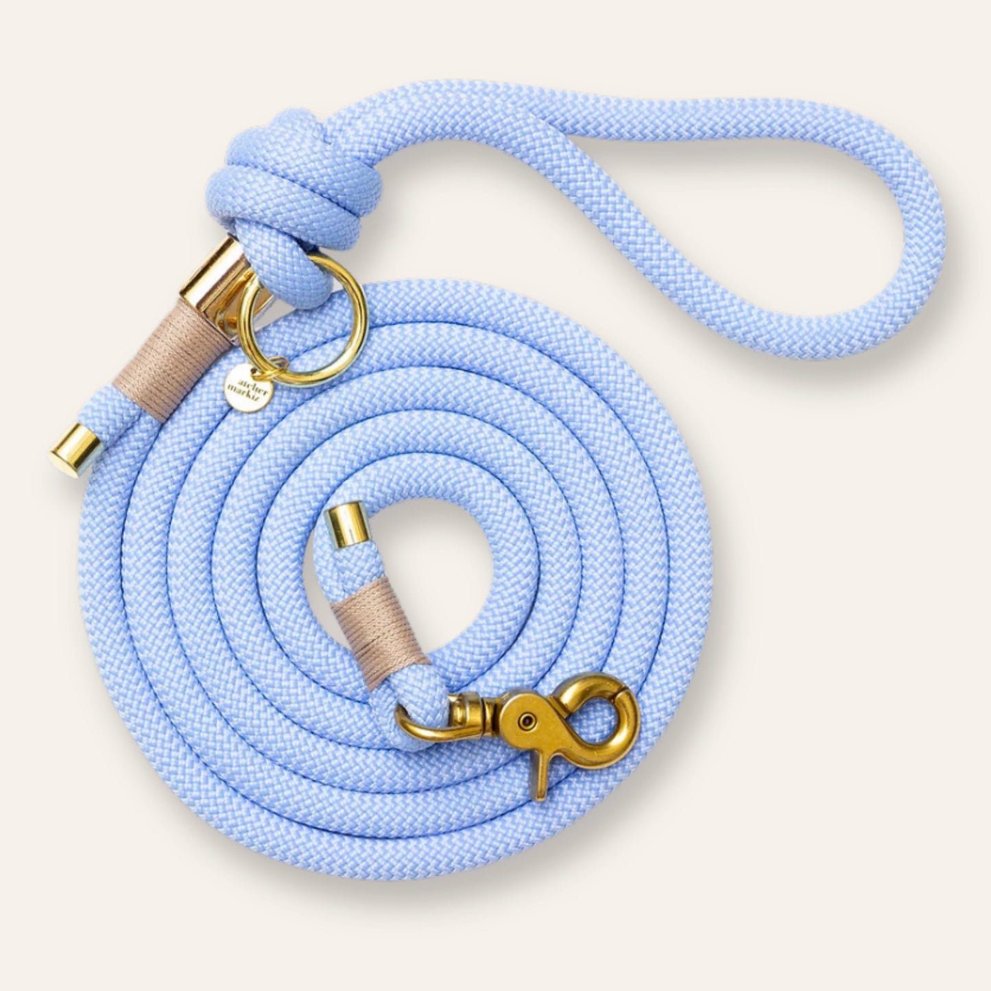 Rope Leash - Light Blue
