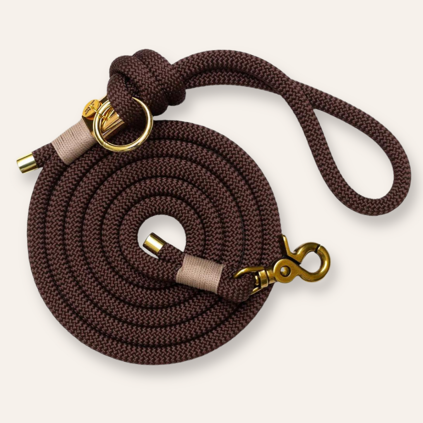 Rope Leash - Hazelnut