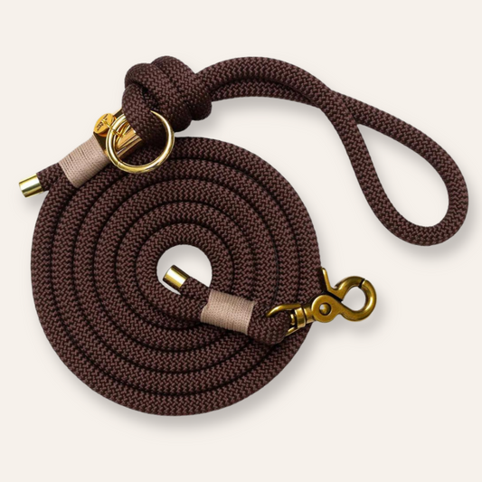 Rope Leash - Hazelnut