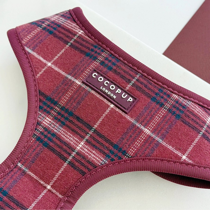 Adjustable Harness - Mulberry Plaid