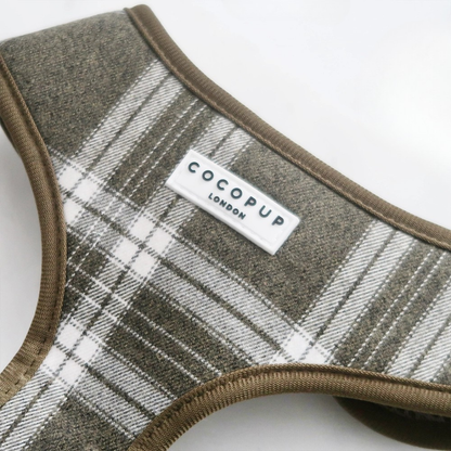 Adjustable Harness - Olive Plaid