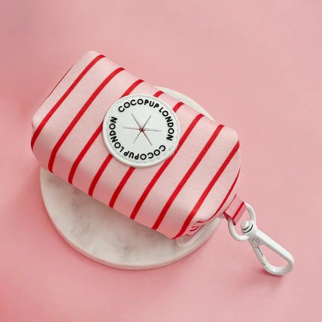 Poop Bag Holder - Candy Stripe