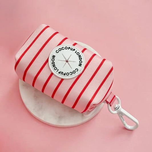 Poop Bag Holder - Candy Stripe