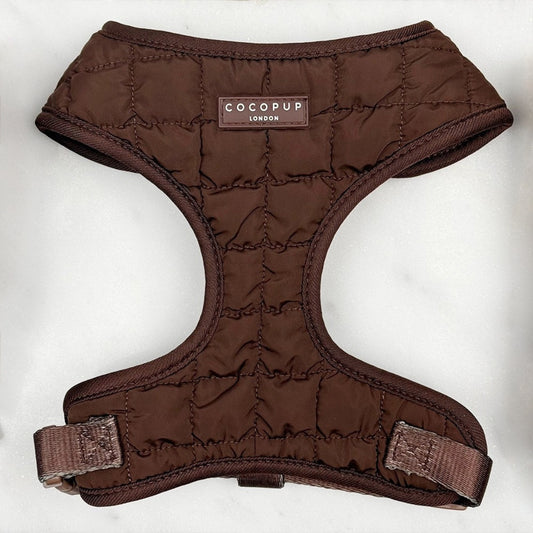 Adjustable Harness -  Espresso Quilted