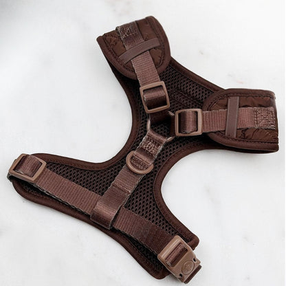 Adjustable Harness -  Espresso Quilted