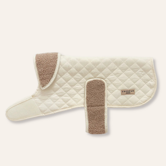 Quilted Coat - Cream
