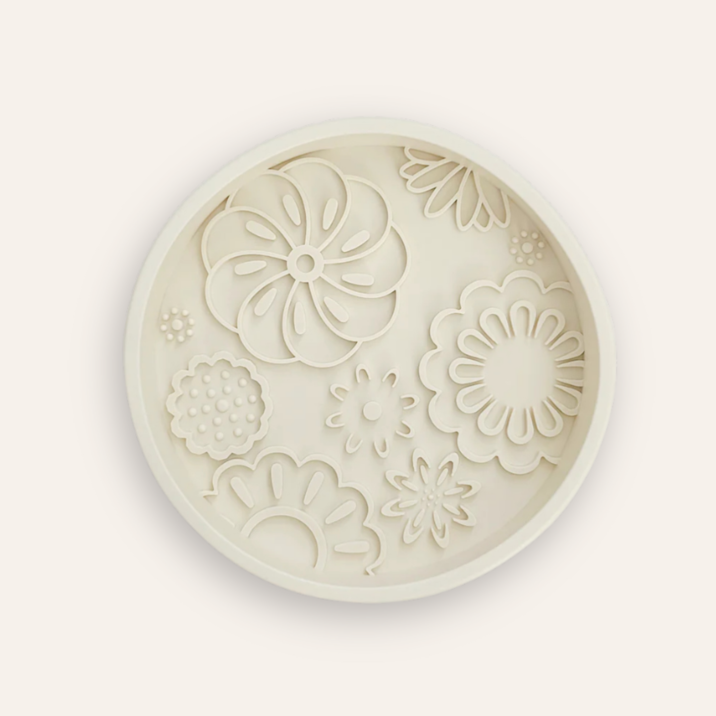 Silicone Slow Feeder - Cream