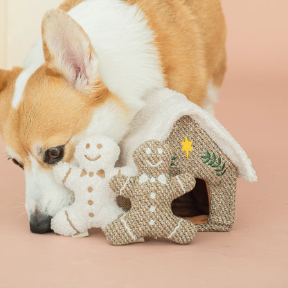 Gingerbread House Enrichment Toy