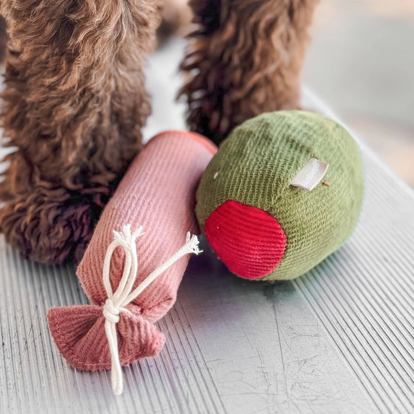 Olive + Salami Enrichment Toy
