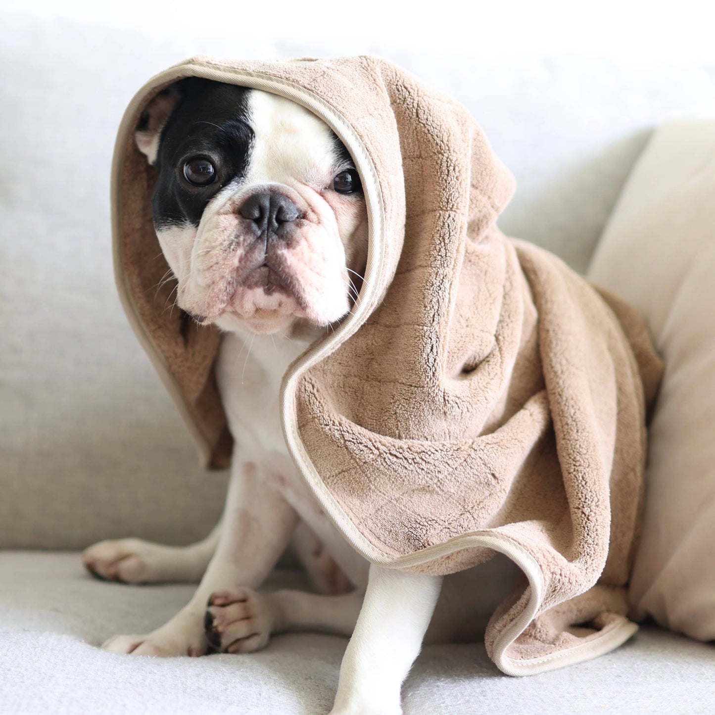 Baby Fleece Towel - Cream
