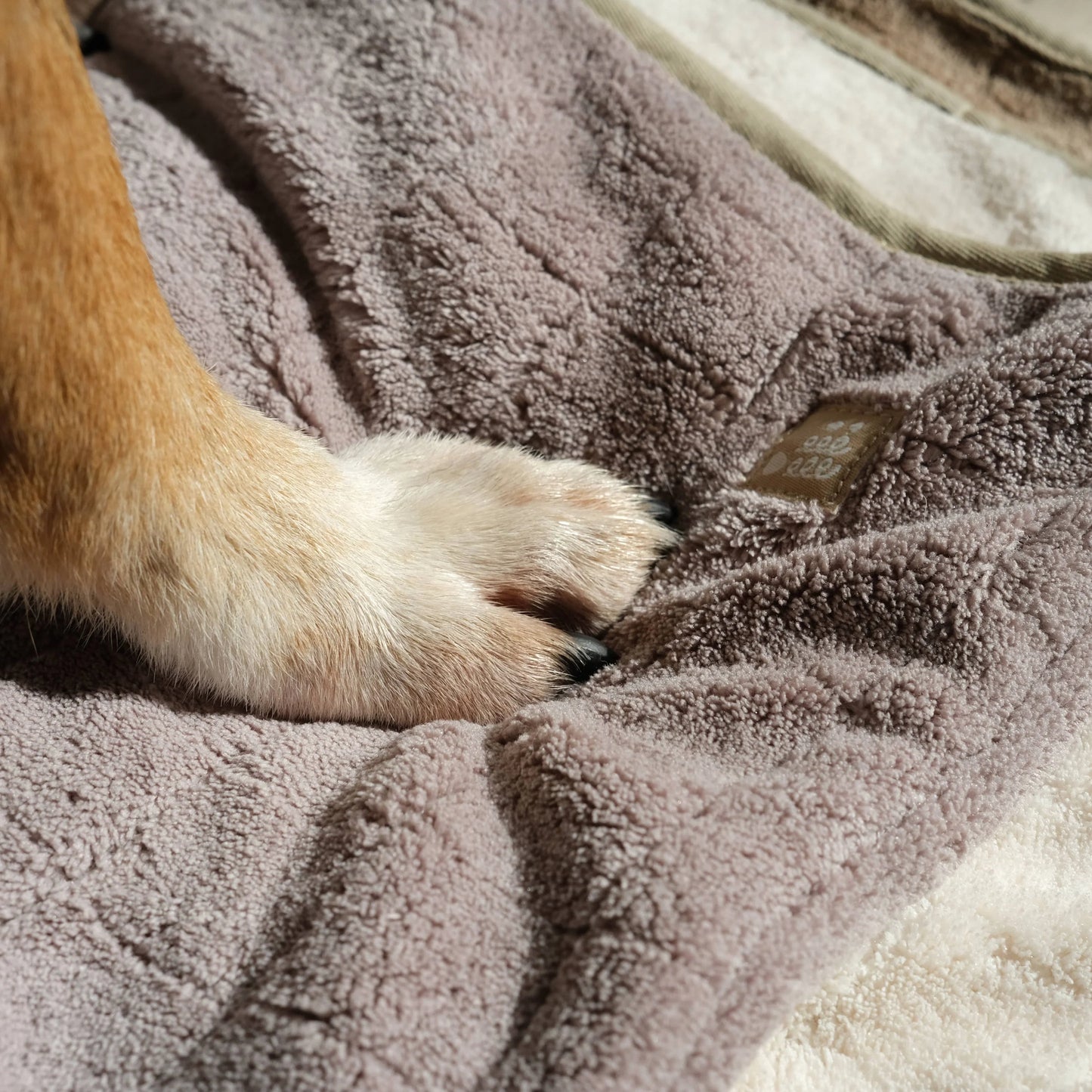 Baby Fleece Towel - Tan