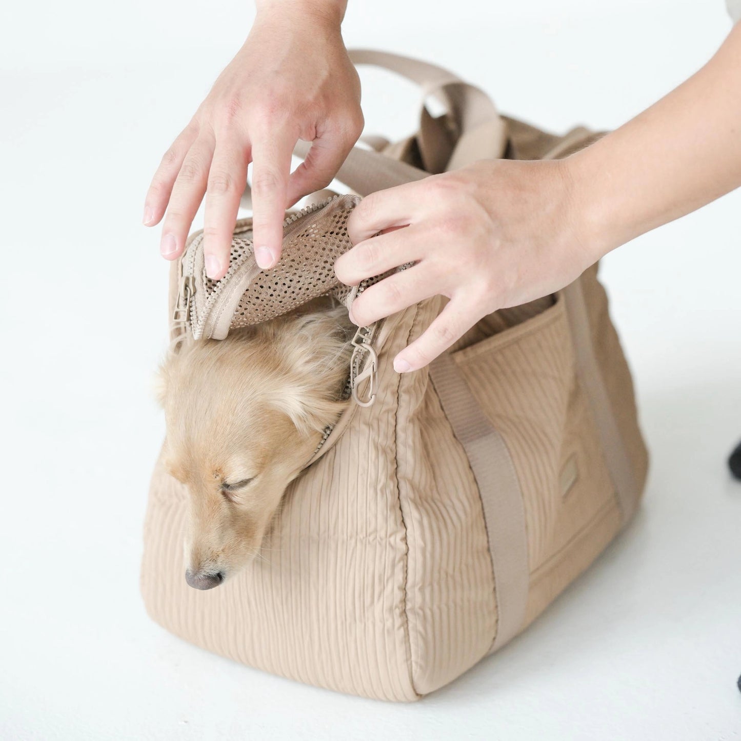 City Dog Carrier - Camel