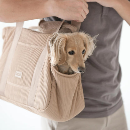 City Dog Carrier - Camel
