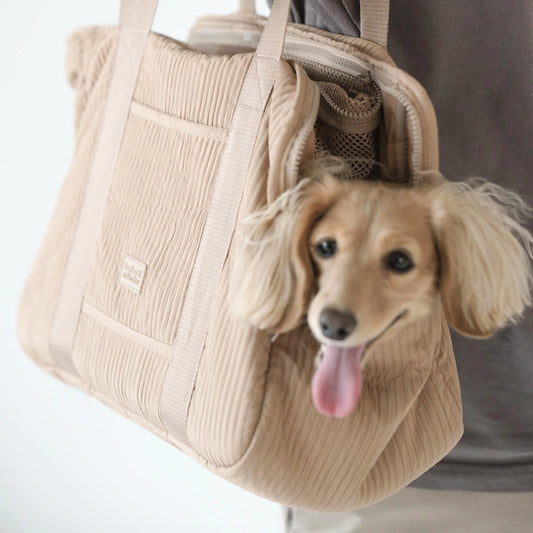City Dog Carrier - Camel