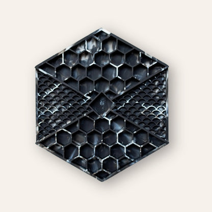 Lick Mat - Black Marble