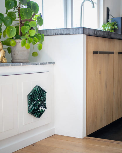 Lick Mat - Dark Green Marble