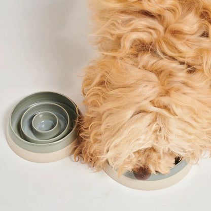 Ceramic Slow Feeder - Grey