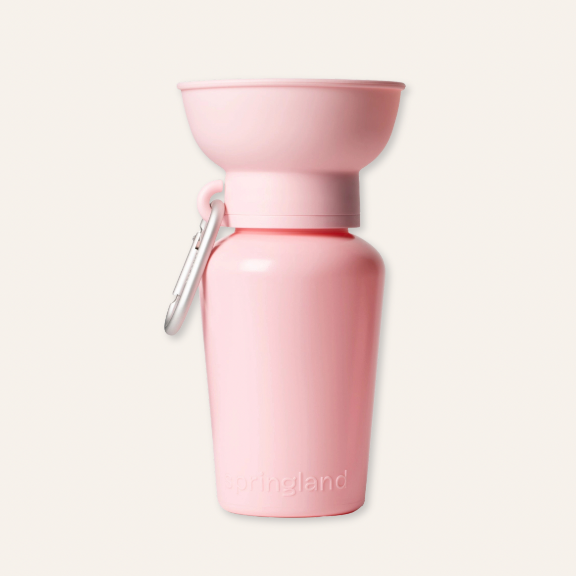 Flip Travel Water Bottle - Baby Pink